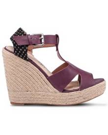 Mauve on sale wedge sandals