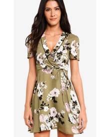 ZALORA A-Line Wrap Dress