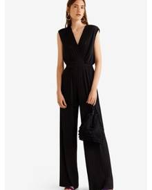 Mango Pleated Jumpsuit