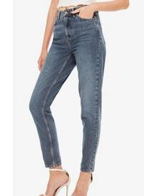 TOPSHOP Grey Mom Jeans