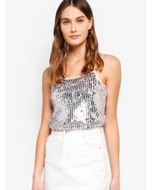 River Island SL Sequin Cami Top