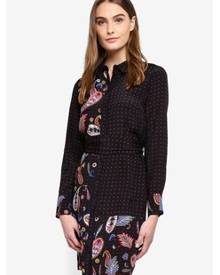 Warehouse cutabout hot sale paisley shirt dress