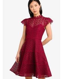 Ella lace hot sale skater dress