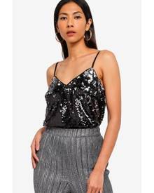 Lipsy Sequin Cami Top