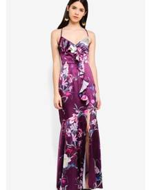 lipsy purple floral dress