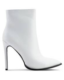 White Women's Ankle Boots - Shoes 