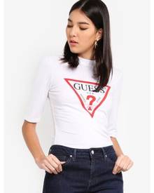 womens guess crop top