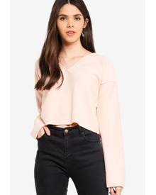 MISSGUIDED Boxy Crop Sweatshirt