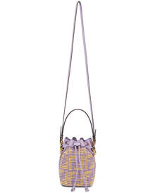 Fendi Neutral Mon Trésor Ff Logo Mini Bucket Bag - - Leather/cotton