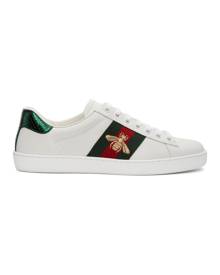 Gucci White Bee New Ace Sneakers