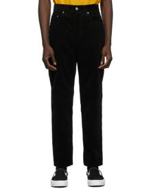 Carhartt Work In Progress Black Corduroy Newel Trousers