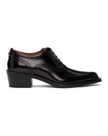 Burberry Black D-Ring Heeled Brogues