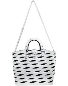 Balenciaga Silver Metallic Neo Basket Tote