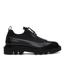 Givenchy Black Neoprene Combat Derbys