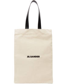 Jil Sander Beige Grande Flat Shopper Tote