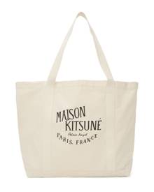 Maison Kitsune Off-White Large Palais Royal Shopping Tote