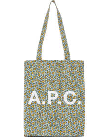 A.P.C. Green Floral Lou Tote