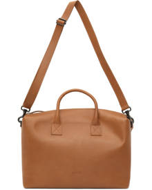 Marsell Tan Leather Duffle Bag