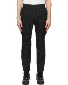 John Elliott Black Sateen Cargo Pants