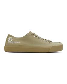 Maison Margiela Khaki Tabi Low Sneakers
