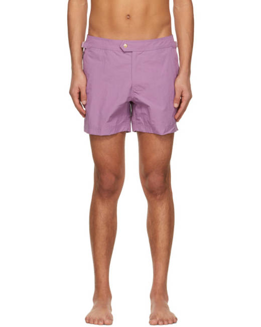 Ssense Uomo Sport & Swimwear Costumi da bagno Pantaloncini da bagno Pink Polyester Swim Shorts 