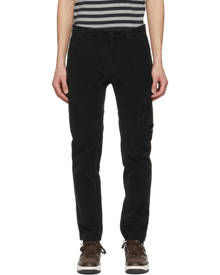 C.P. Company Black Corduroy Lens Pocket Cargo Pants