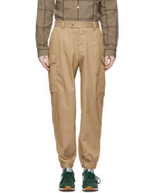 tss Khaki Herringbone Cargo Pants