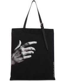 Neil Barrett Black The Other Hand Tote