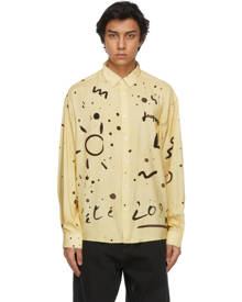 Jacquemus Yellow Summer 21 Print La Chemise Henri Shirt