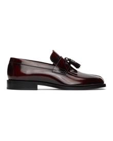 Maison Margiela Brown Tassel Tabi Loafers