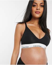 Calvin Klein Modern Cotton Nursing Bra in grey