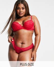 Ann Summers Sexy Lace Planet Nylon Blend String Thong In Red - Red