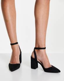 RAID Neima block heeled shoes in black