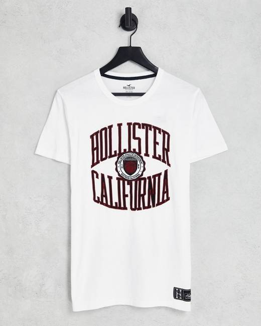 Hollister 5 pack plain and color block T-shirt in multi