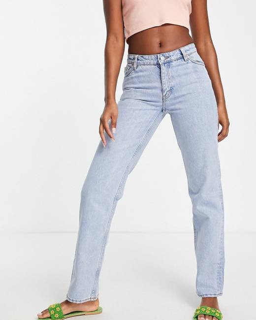 Monki Women's Straight Fit Jeans - Clothing