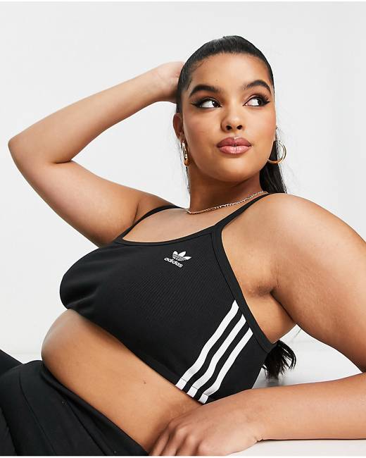 adidas Training low-support sports bra in black