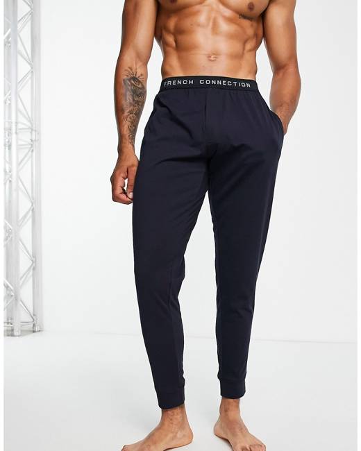 French Connection slim fit tricot sweatpants in black