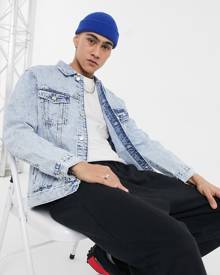 Bershka men's outlet denim jacket