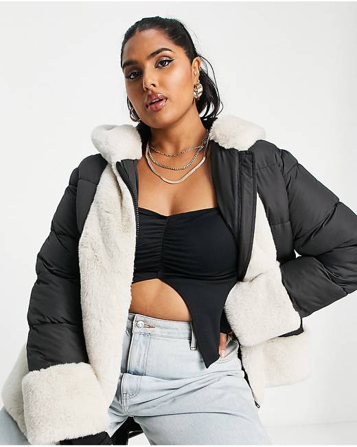 ASOS Women's Faux Fur Coats - Clothing | Stylicy Canada