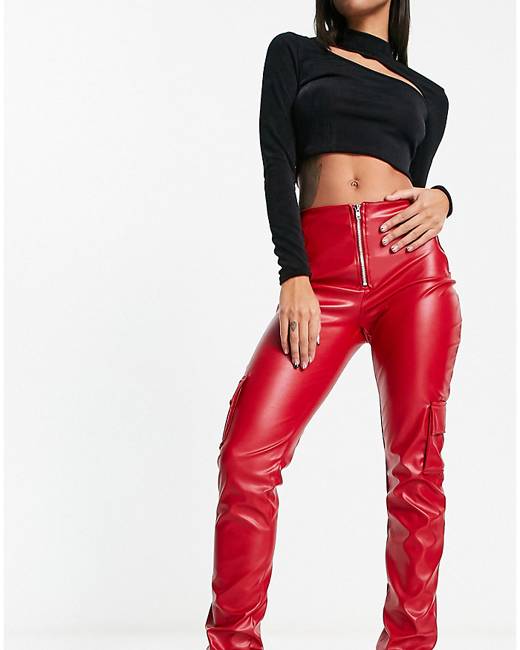 Jgr And Stn Christina Cargo Pant - Red