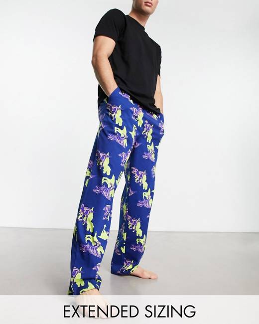ASOS DESIGN lounge pajama bottoms in space print