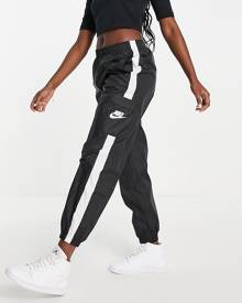 Nike ribbed jersey sweatpants in gray