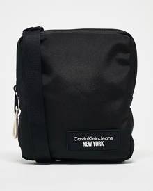 Calvin Klein Jeans sport essential reporter crossbody bag in black