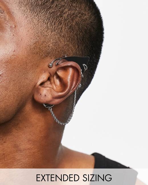 Men's Double Concave Nomad Ear Cuff, Dower & Hall