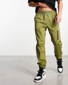 PUMA Classics logo sweatpants in forest green