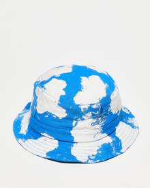 adidas Originals bucket hat in blue and white cloud print