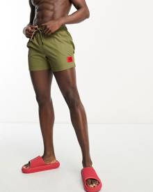 HUGO Bodywear Hugo Dominica swim shorts in open green