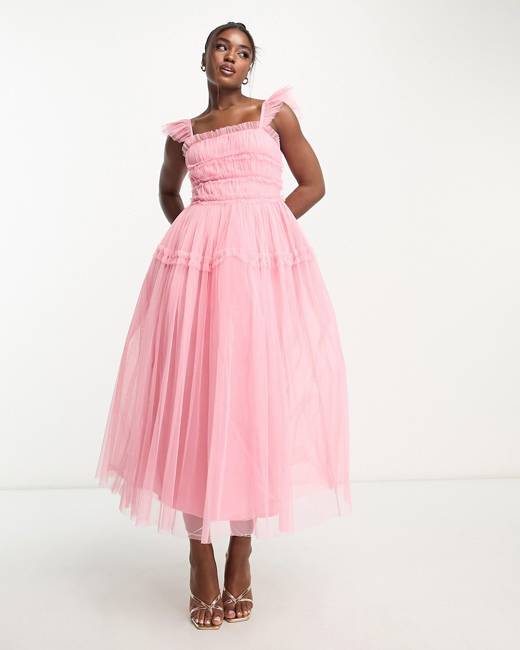 Pink Women's Babydoll Dresses - Clothing