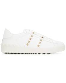 Valentino Garavani Rockstud Untitled leather sneakers - White