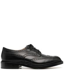 Tricker's lace-up leather brogues - Black